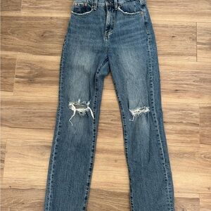 Pistola Medium Wash Straight Leg Jeans